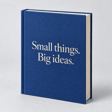 Illustrative blue book cover